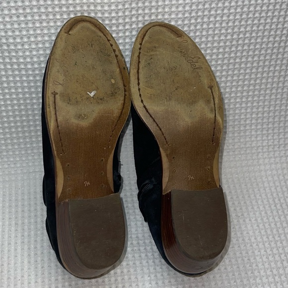 Sam Edelman Black Suede Ankle Boots - Picture 3 of 6